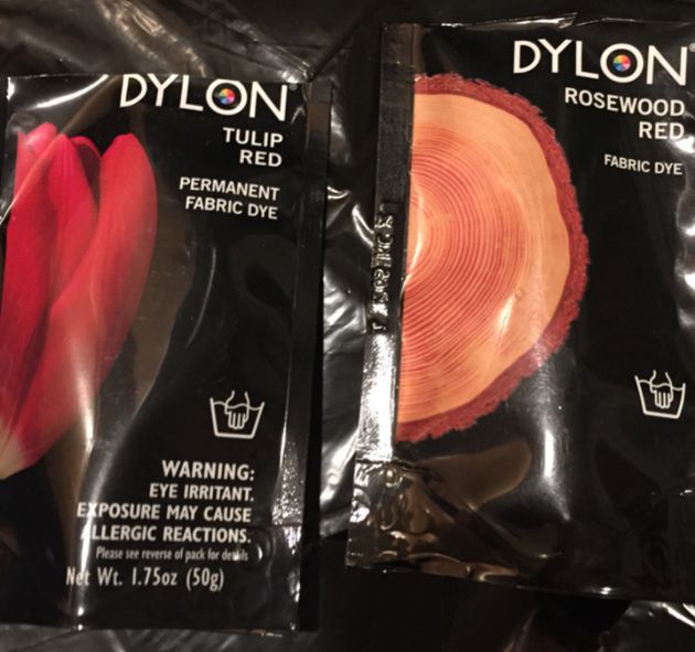 Dylon Permanent Fabric Dye 1.75 oz (50g) TULIP RED